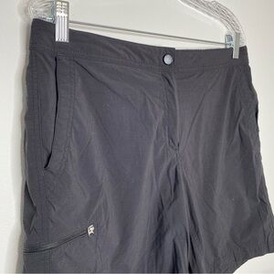 L.L. Bean Black Nylon Bermuda Shorts